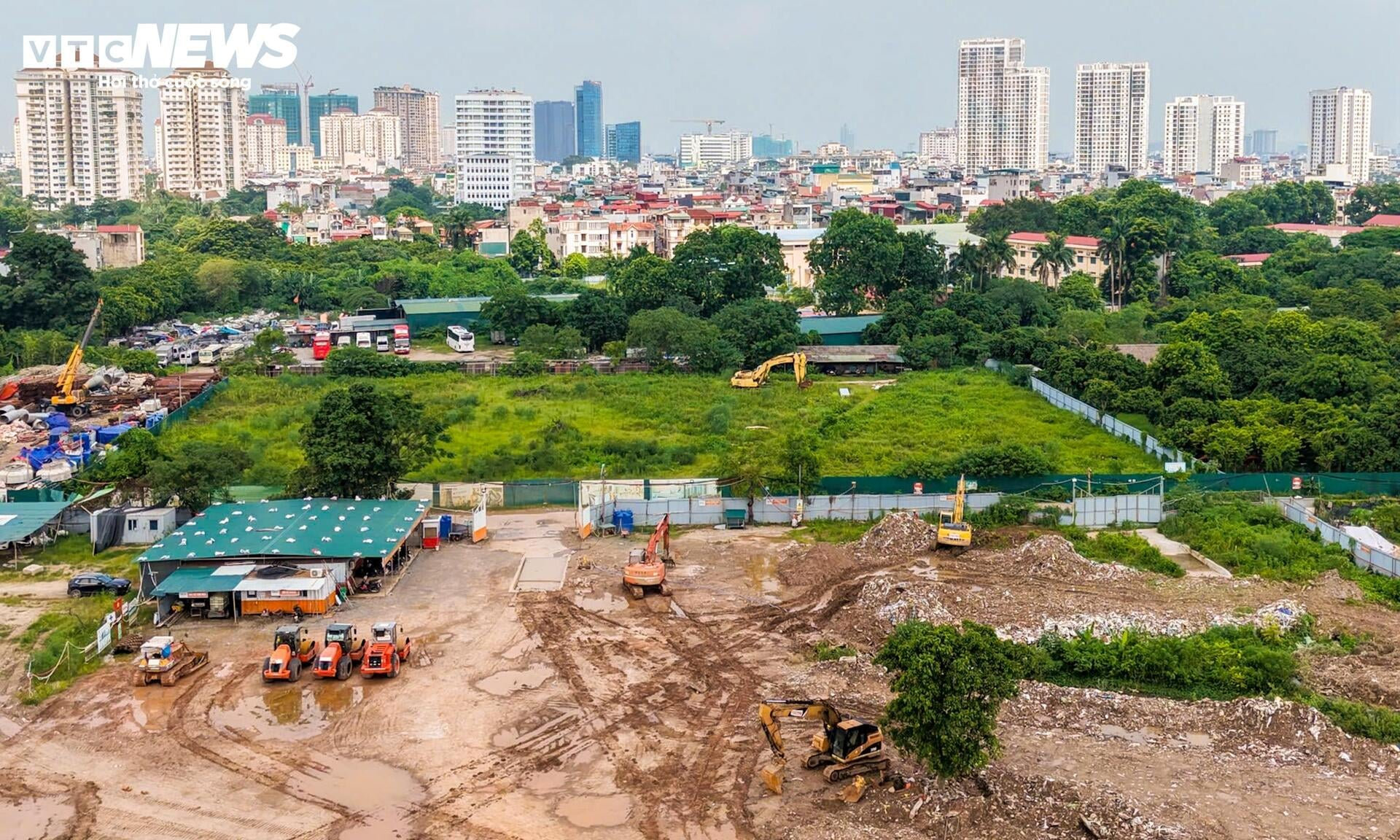 Cận cảnh khu vực xây depot rộng hơn 11 ha của tuyến metro gần 36.000 tỷ đồng ở Hà Nội - 9
