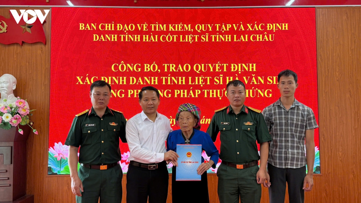 lai châu công nhận danh tính liệt sĩ hà văn sinh sau 76 năm hy sinh hình ảnh 1 lai chau cong nhan danh tinh liet si ha van sinh sau 76 nam hy sinh hinh anh 1