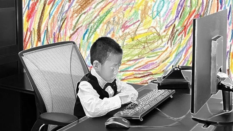 Các doanh nghiệp Trung Quốc đang tập trung bồi dưỡng nhân tài công nghệ từ rất sớm. (Ảnh: Rest of World)