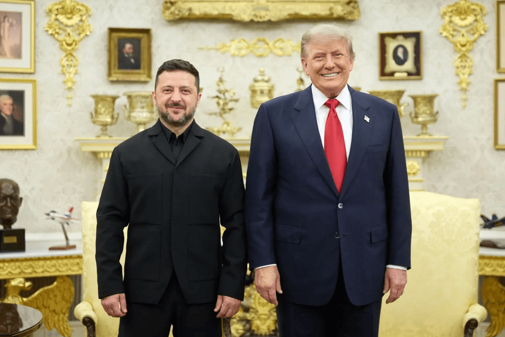 Tổng thống Volodymyr Zelensky và Tổng thống Mỹ Donald Trump. (Ảnh: Tổng thống Volodymyr Zelensky/X)