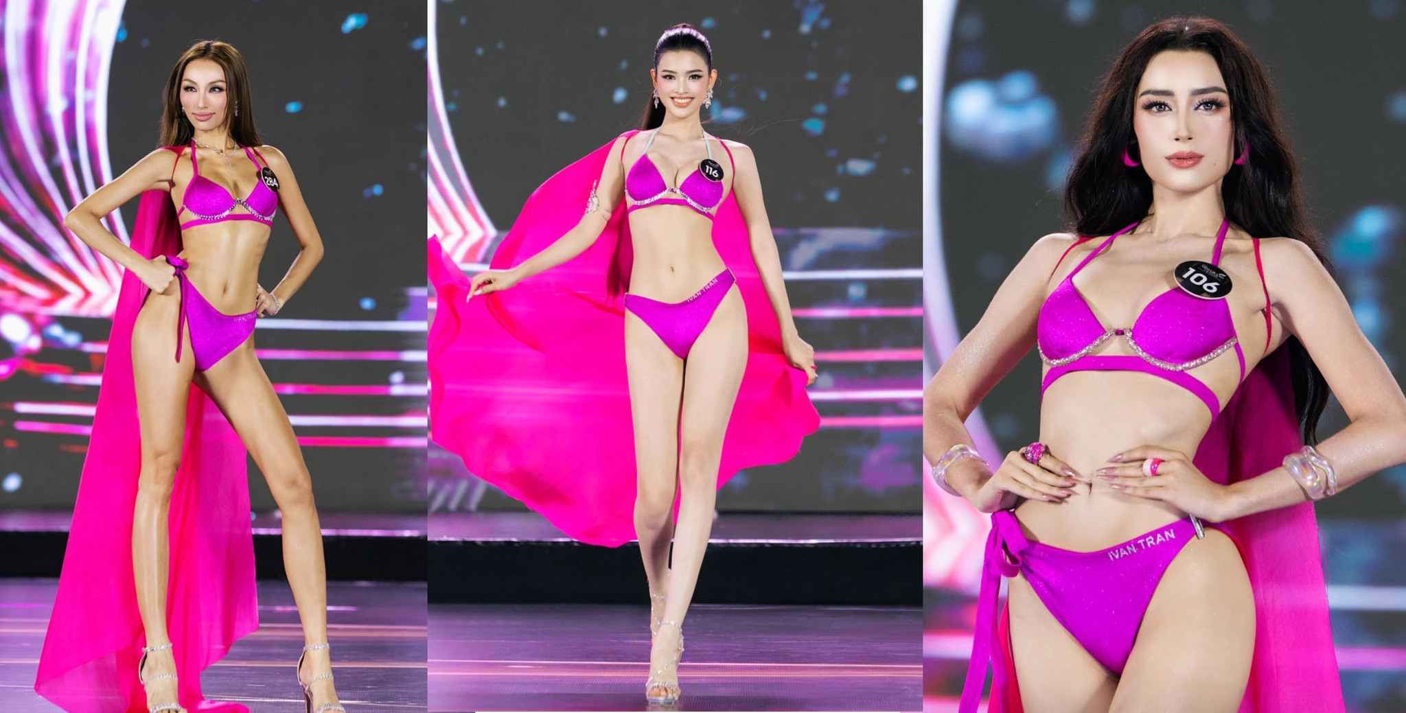 Những gương mặt nổi bật tại vòng thi bikini đã lộ diện.