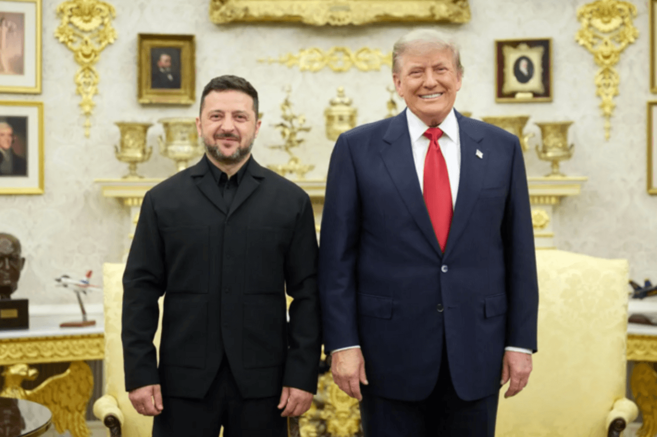 Tổng thống Ukraine Volodymyr Zelensky và Tổng thống Mỹ Donald Trump. (Ảnh: X/Tổng thống Ukraine)
