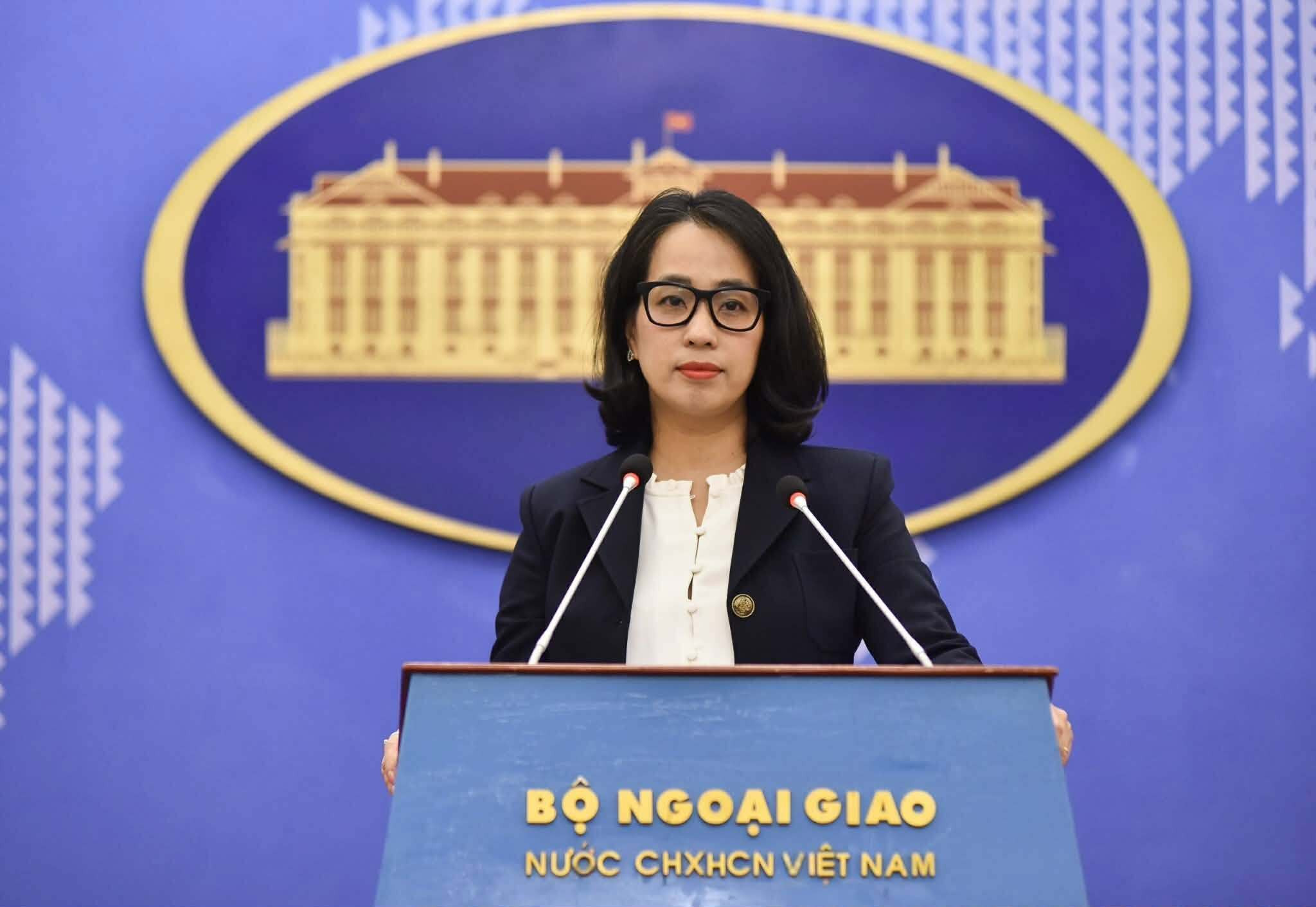Người phát ngôn Bộ Ngoại giao, bà Phạm Thu Hằng.