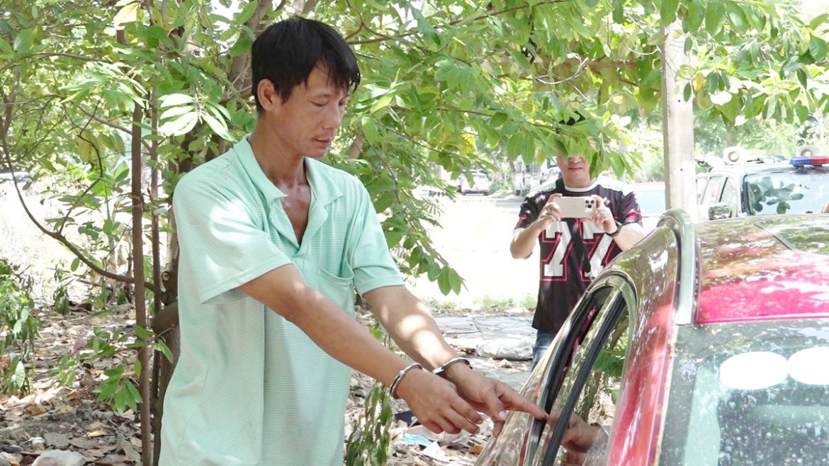 bat giu ke dap pha 10 o to de trom tai san o Da nang hinh anh 1