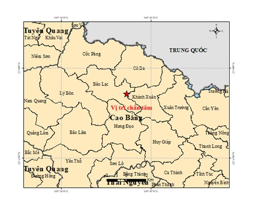 cao bằng xảy ra động đất hình ảnh 1 cao bang xay ra dong dat hinh anh 1