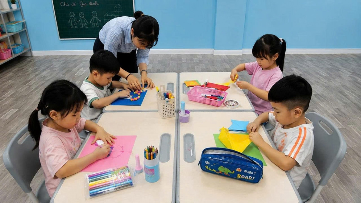 tiền tiểu học cha mẹ lo, con chịu áp lực hình ảnh 2 tien tieu hoc cha me lo, con chiu ap luc hinh anh 2