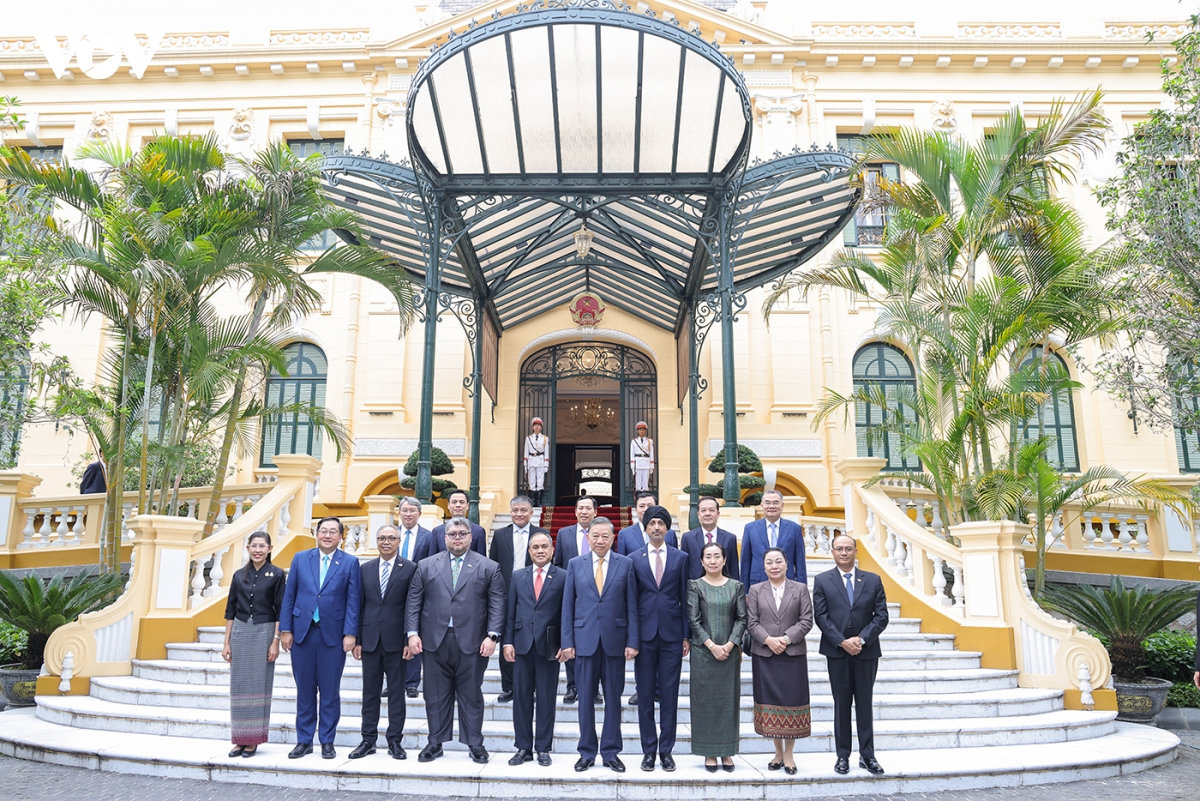 tổng bí thư, chủ tịch nước tô lâm tiếp Đại sứ, Đại biện các nước asean tại hà nội hình ảnh 7 tong bi thu, chu tich nuoc to lam tiep Dai su, Dai bien cac nuoc asean tai ha noi hinh anh 7