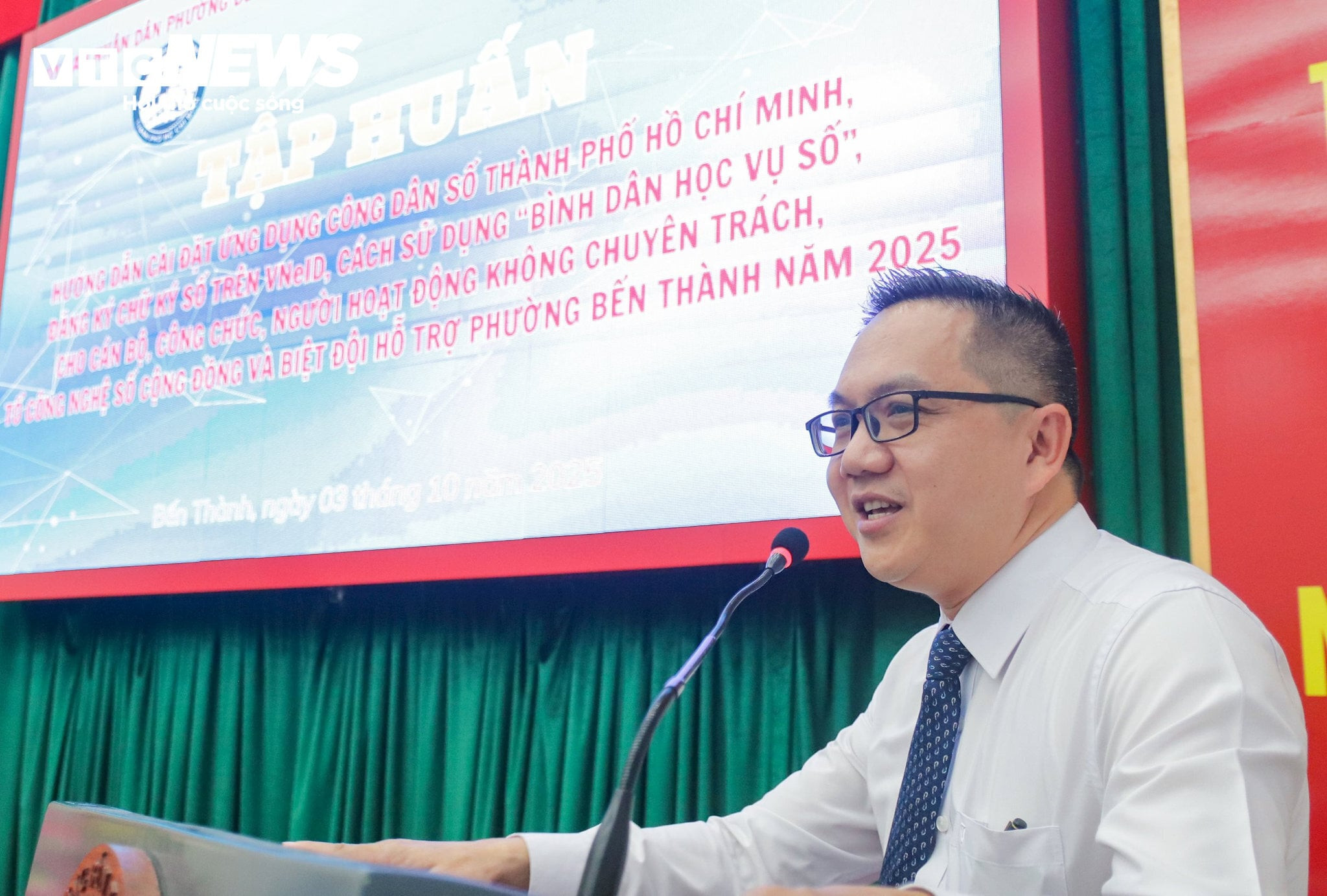 Ông Nguyễn Thanh Hòa, Phó Giám đốc Trung tâm Chuyển đổi số TP.HCM. (Ảnh: Ngọc Duy)