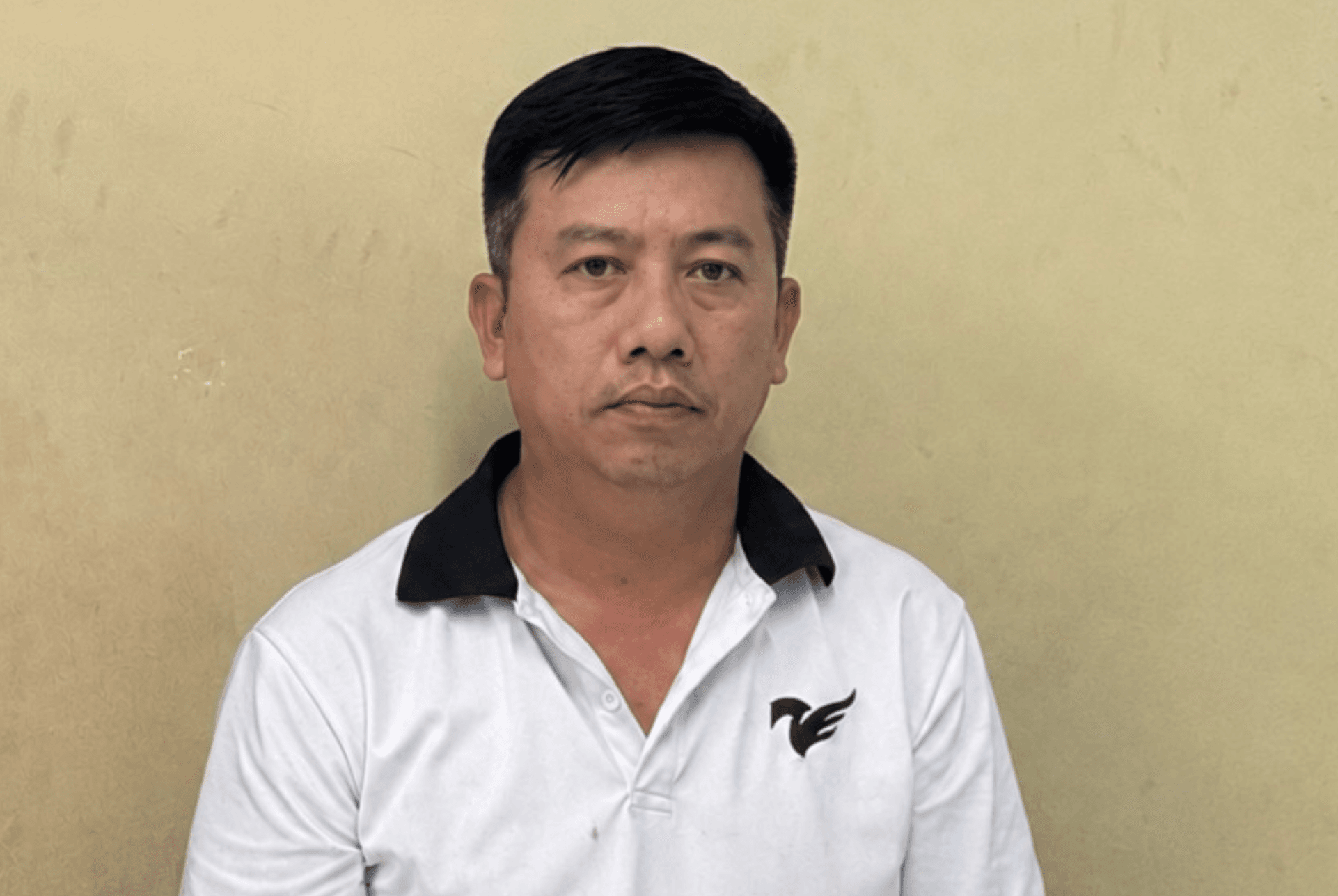 Ngô Anh Tuấn tại cơ quan công an. (Ảnh: CACC)