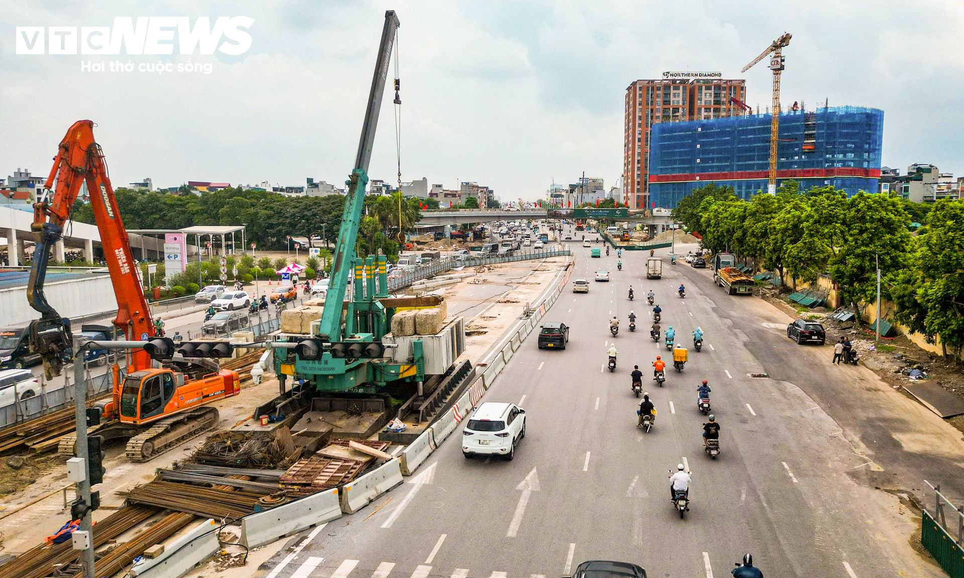 Toàn cảnh hầm chui 6 làn xe ở Hà Nội sau 9 tháng thi công - 10