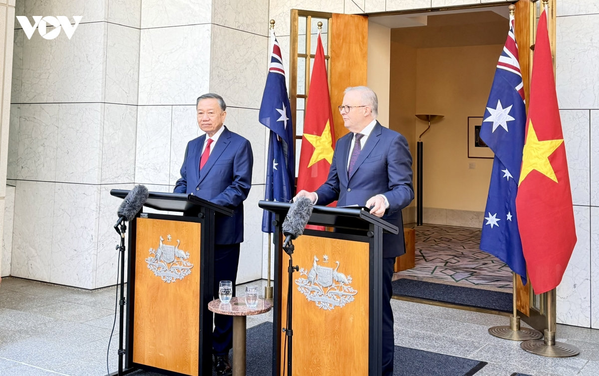 tổng bí thư, chủ tịch nước tô lâm và thủ tướng australia thông báo kết quả hội đàm hình ảnh 2 tong bi thu, chu tich nuoc to lam va thu tuong australia thong bao ket qua hoi dam hinh anh 2