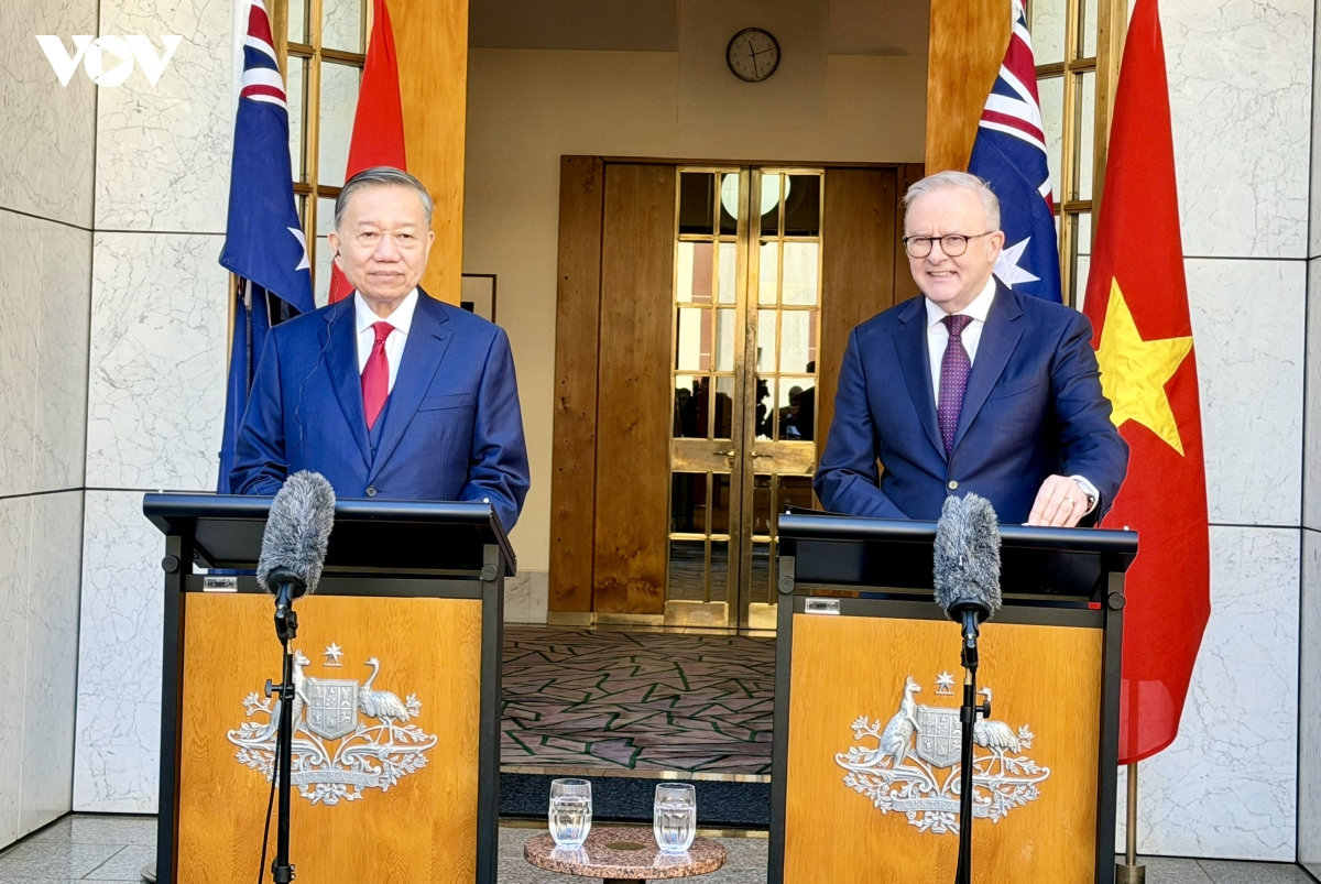 tổng bí thư, chủ tịch nước tô lâm và thủ tướng australia thông báo kết quả hội đàm hình ảnh 1 tong bi thu, chu tich nuoc to lam va thu tuong australia thong bao ket qua hoi dam hinh anh 1