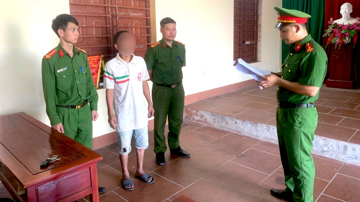 khởi tố người đàn ông đánh cha mẹ ở thái nguyên hình ảnh 1 khoi to nguoi dan ong danh cha me o thai nguyen hinh anh 1