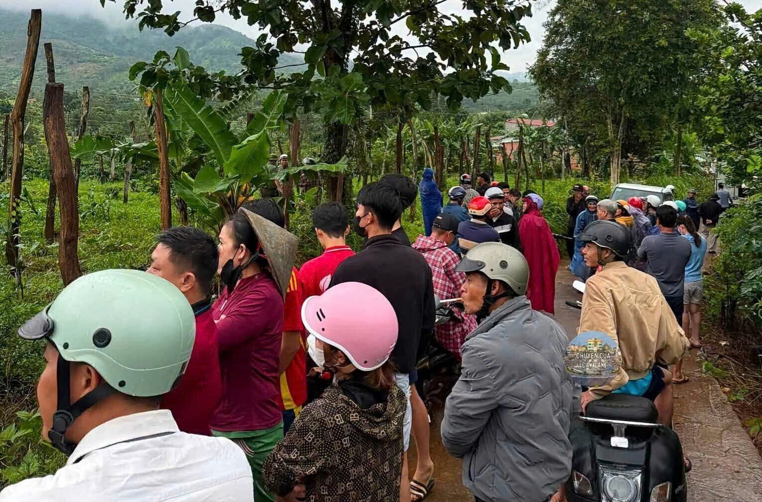 Nơi phát hiện thi thể chị D.