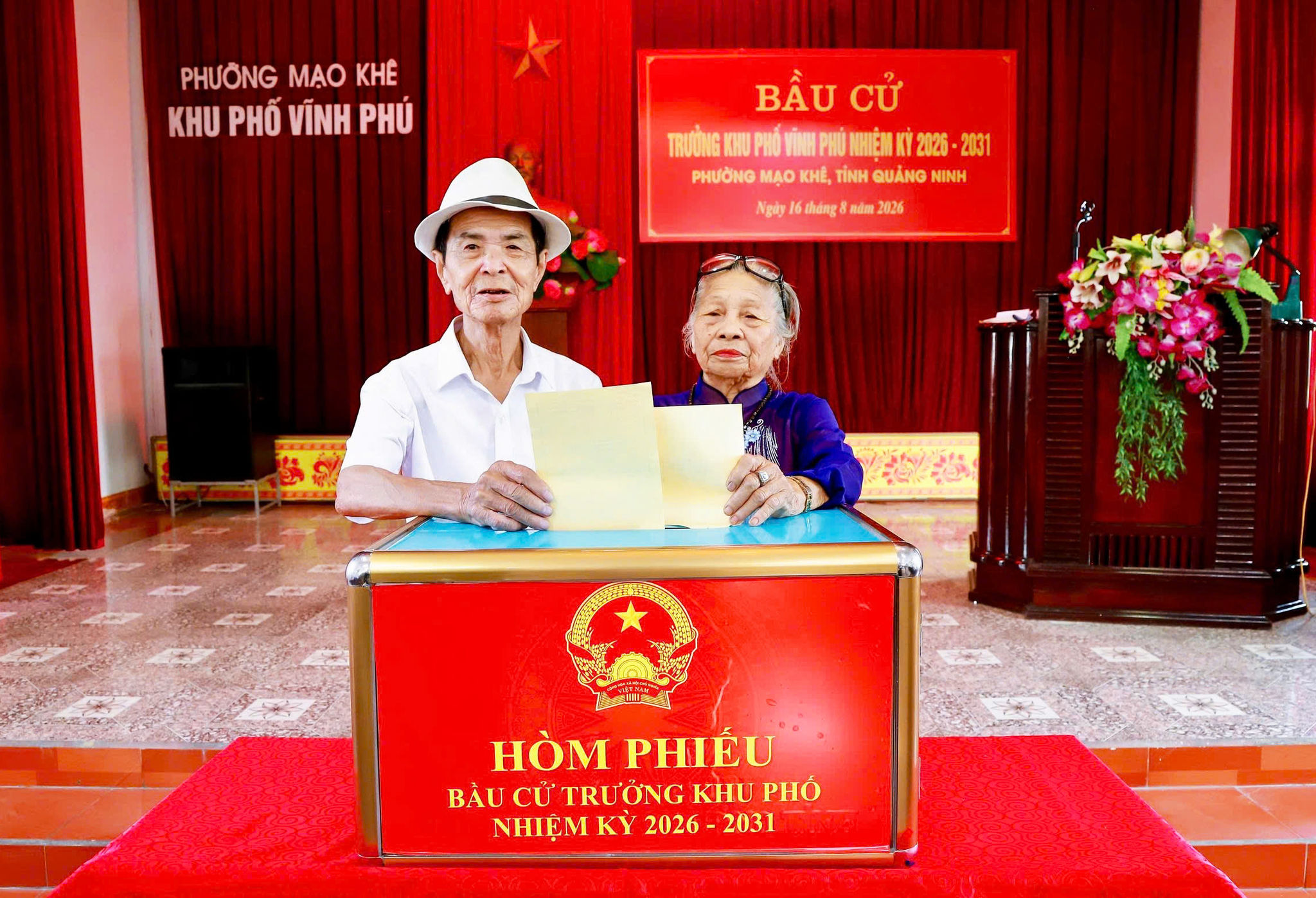 Người dân Quảng Ninh đi bầu 624 trưởng thôn, bản, khu phố nhiệm kỳ 2026-2031. (Ảnh: Thanh Tùng)