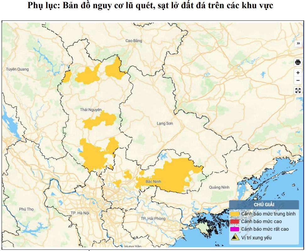 cảnh báo lũ quét, sạt lở đất tại nhiều khu vực ở lai châu hình ảnh 1 canh bao lu quet, sat lo dat tai nhieu khu vuc o lai chau hinh anh 1