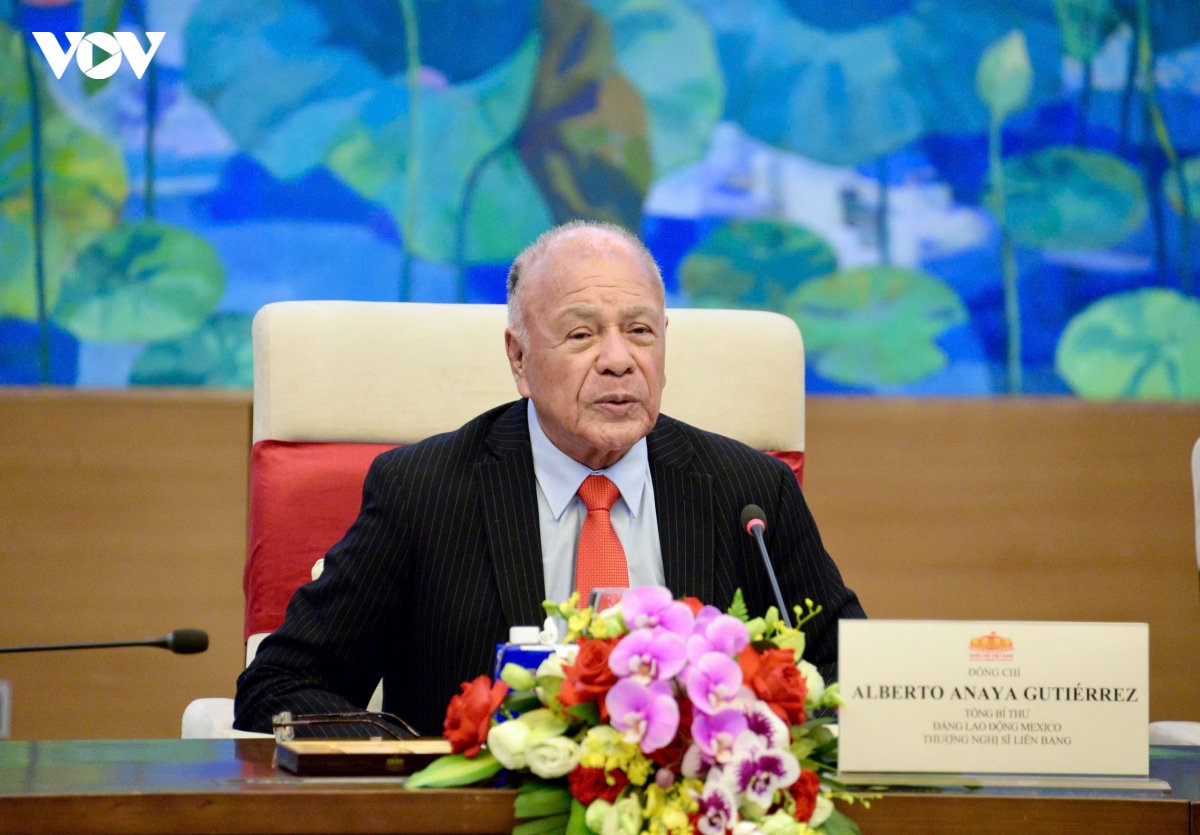 chu tich quoc hoi tran thanh man tiep Doan cap cao Dang lao dong mexico hinh anh 5