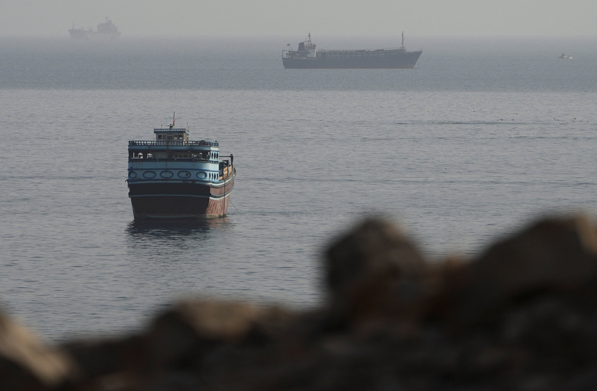Eo biển Hormuz. (Ảnh: Reuters)