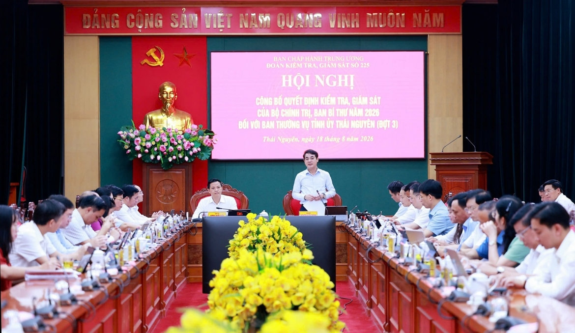 bộ chính trị kiểm tra, giám sát đợt 3 tại thái nguyên hình ảnh 1 bo chinh tri kiem tra, giam sat dot 3 tai thai nguyen hinh anh 1