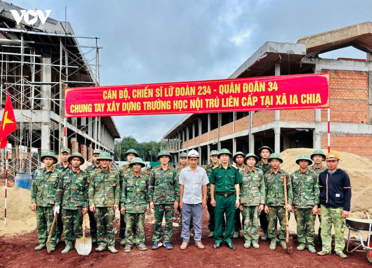 gia lai chạy đua với thời gian để hoàn thành dự án trường liên cấp ở biên giới hình ảnh 3 gia lai chay dua voi thoi gian de hoan thanh du an truong lien cap o bien gioi hinh anh 3