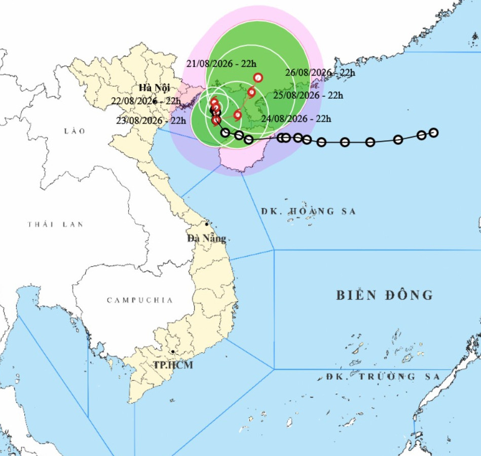 bão số 4 có khả năng đổi hướng di chuyển theo hướng bắc Đông bắc hình ảnh 1 bao so 4 co kha nang doi huong di chuyen theo huong bac Dong bac hinh anh 1