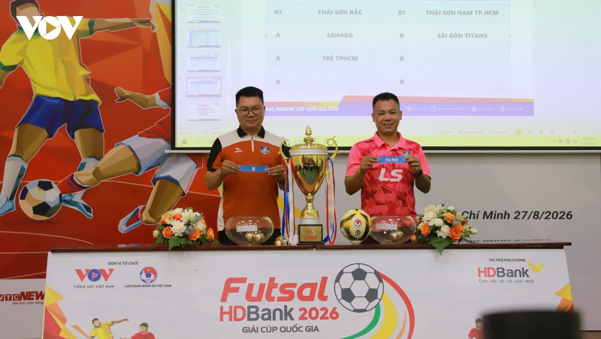 8 đội bóng hàng đầu cạnh tranh giải futsal hdbank cúp quốc gia 2026 hình ảnh 1 8 doi bong hang dau canh tranh giai futsal hdbank cup quoc gia 2026 hinh anh 1
