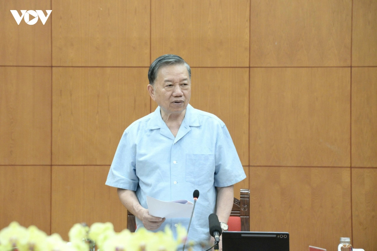 tong bi thu, chu tich nuoc lam viec ve De an tang cuong xay dung, chinh don Dang hinh anh 2