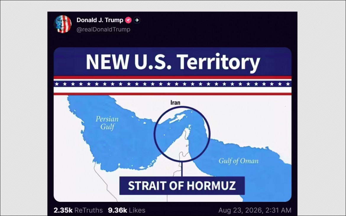 Ông trump lại tuyên bố eo biển hormuz là lãnh thổ mới của mỹ hình ảnh 2 Ong trump lai tuyen bo eo bien hormuz la lanh tho moi cua my hinh anh 2