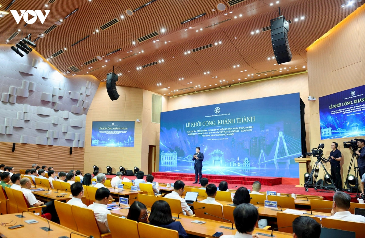 hà nội khởi công, khánh thành 17 dự án, công trình tiêu biểu dịp quốc khánh 2 9 hình ảnh 1 ha noi khoi cong, khanh thanh 17 du an, cong trinh tieu bieu dip quoc khanh 2 9 hinh anh 1