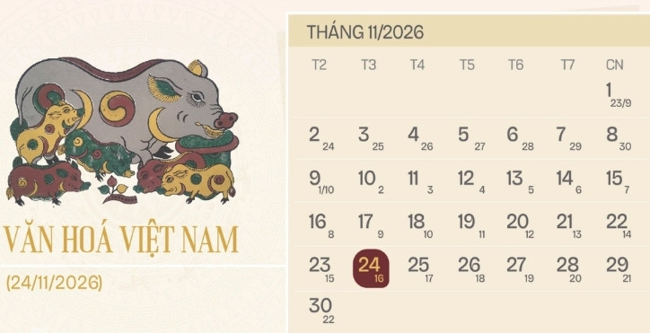 Đề xuất người lao động nghỉ 4 ngày liên tiếp dịp ngày văn hóa việt nam 24 11 hình ảnh 1 De xuat nguoi lao dong nghi 4 ngay lien tiep dip ngay van hoa viet nam 24 11 hinh anh 1
