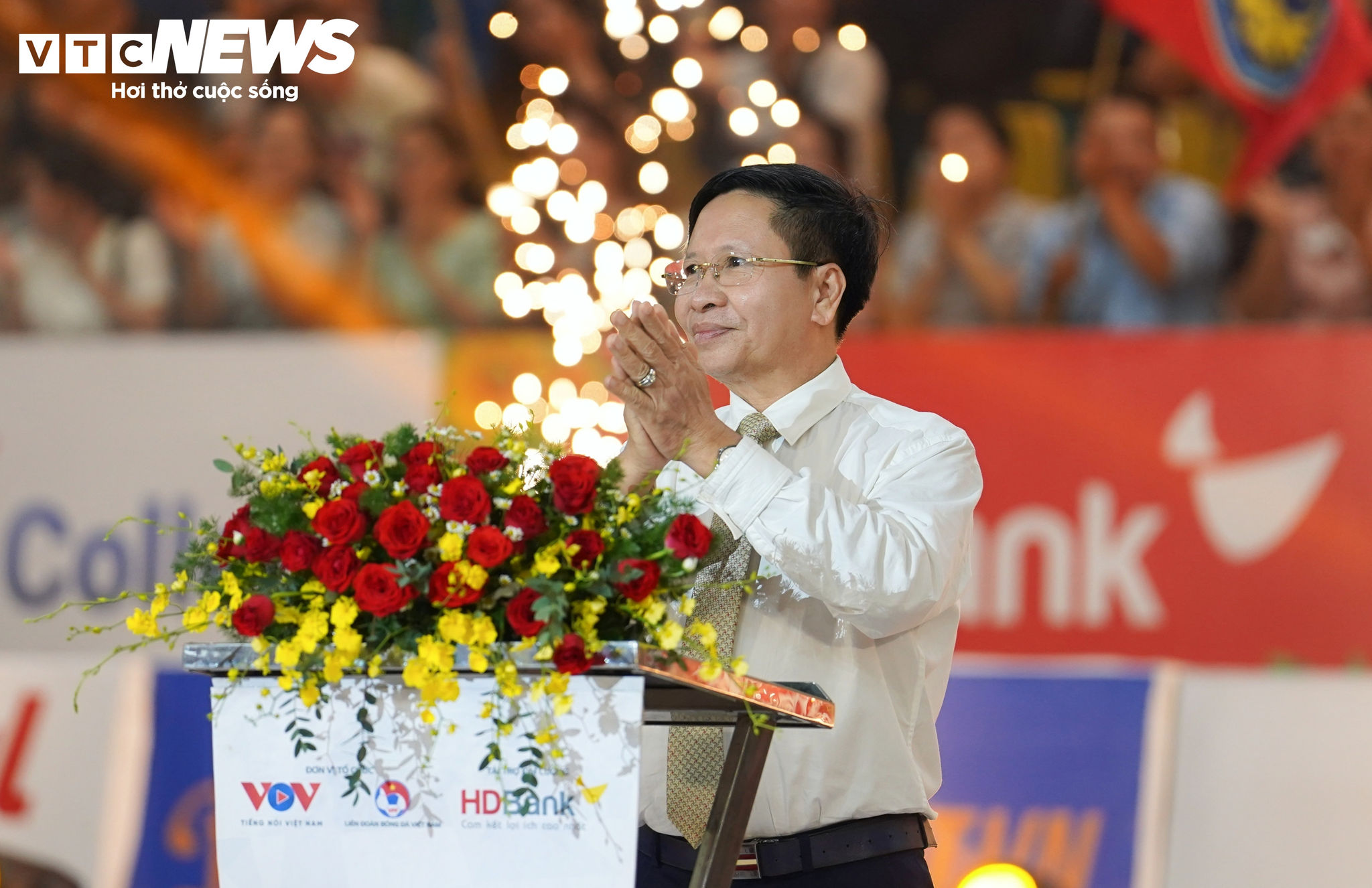 TS Vũ Hải Quang, Phó Tổng Giám đốc VOV, Phó Trưởng Ban Chỉ đạo Giải Futsal HDBank Cúp Quốc gia 2026, cho biết 10 năm đồng hành là chặng đường để nhìn lại những kết quả đạt được và hướng tới các mục tiêu mới.