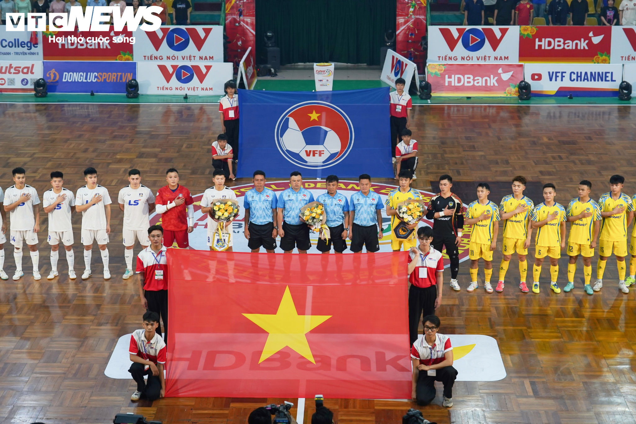 Giải Futsal HDBank Cúp Quốc gia 2026 diễn ra từ ngày 5 đến 14/9 tại Nhà thi đấu Lãnh Binh Thăng.