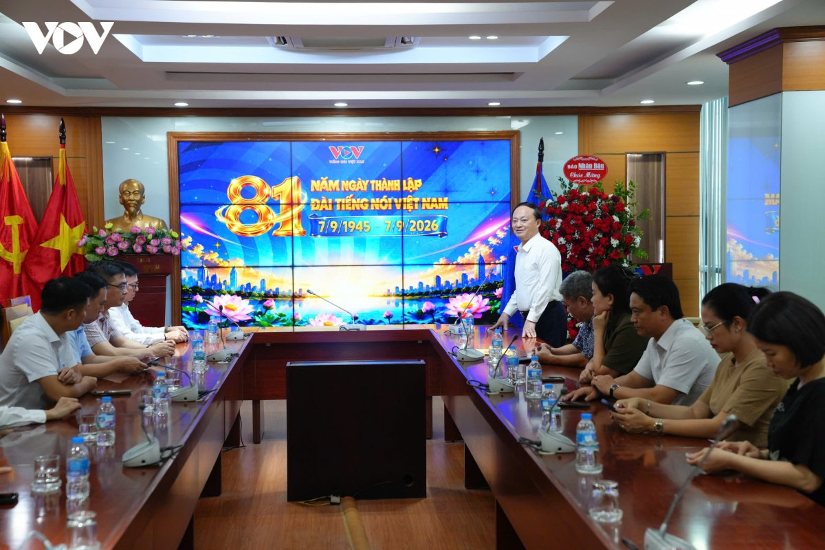 vtv, bao nhan dan va nhieu don vi chuc mung vov nhan 81 nam thanh lap hinh anh 8