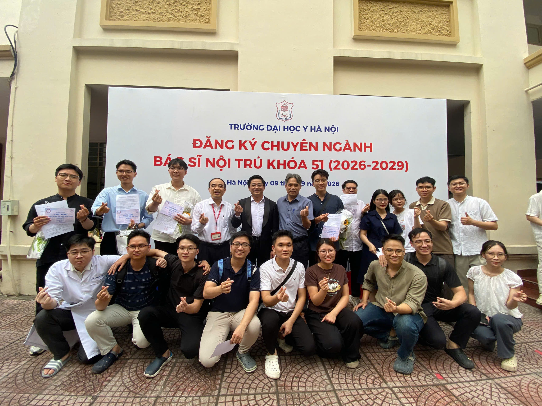 Các tân bác sĩ nội trú chuyên ngành Sản phụ khoa tại Match Day 2026.