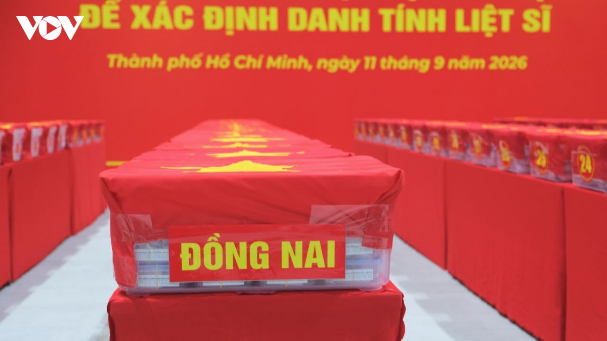 Dua hon 13.500 mau hai cot liet si tu Dong nai, tay ninh, lam Dong di giam dinh adn hinh anh 3