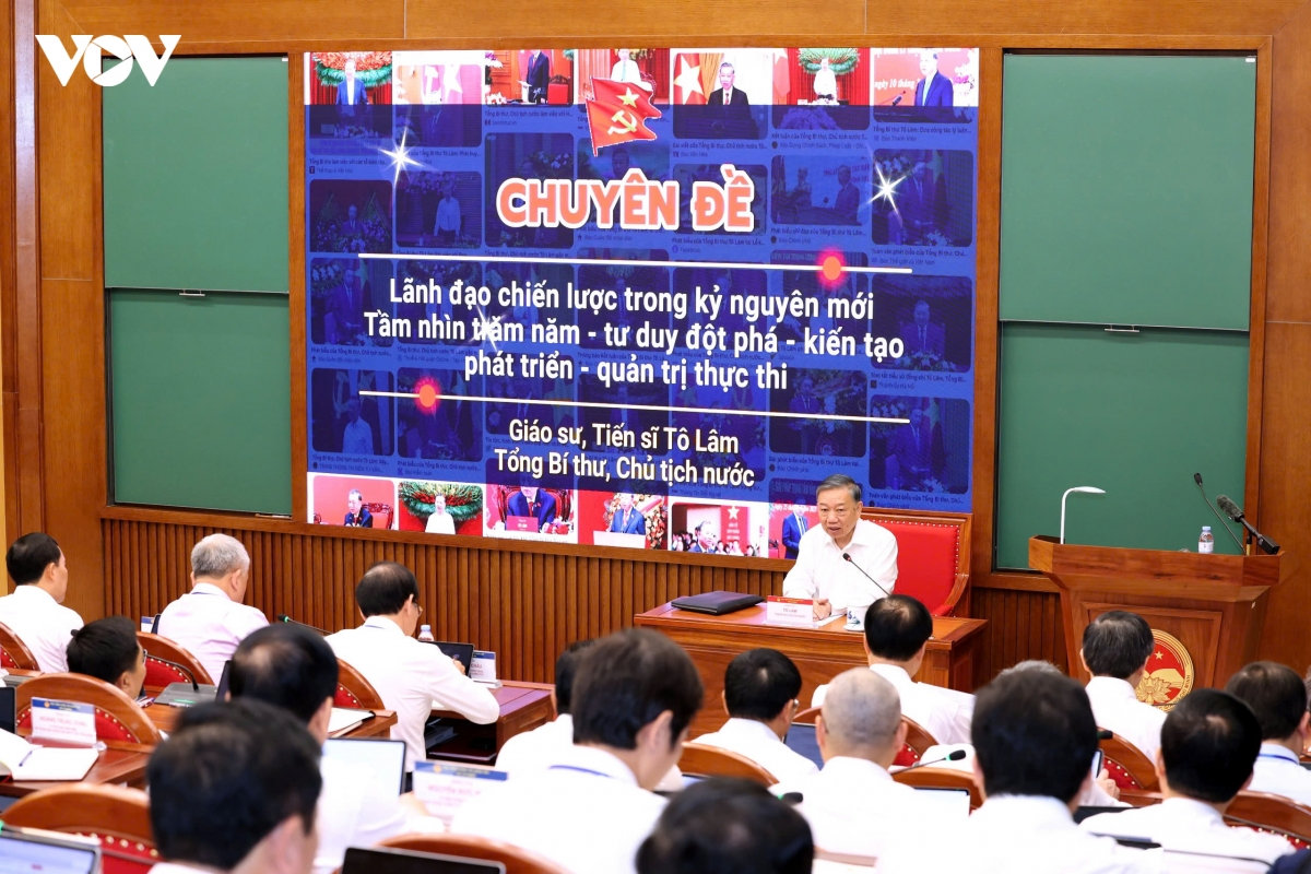 tong bi thu, chu tich nuoc to lam khat vong lon phai duoc hien thuc hoa bang tam nhin dung hinh anh 1