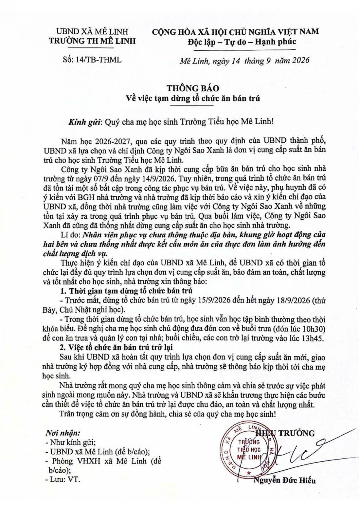 lai them 2 truong o ha noi gap su co bua an ban tru hinh anh 2