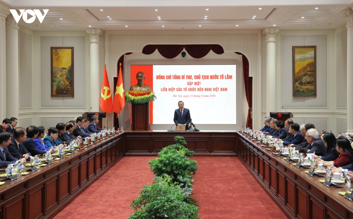 tổng bí thư, chủ tịch nước tô lâm gặp mặt liên hiệp các tổ chức hữu nghị việt nam hình ảnh 1 tong bi thu, chu tich nuoc to lam gap mat lien hiep cac to chuc huu nghi viet nam hinh anh 1