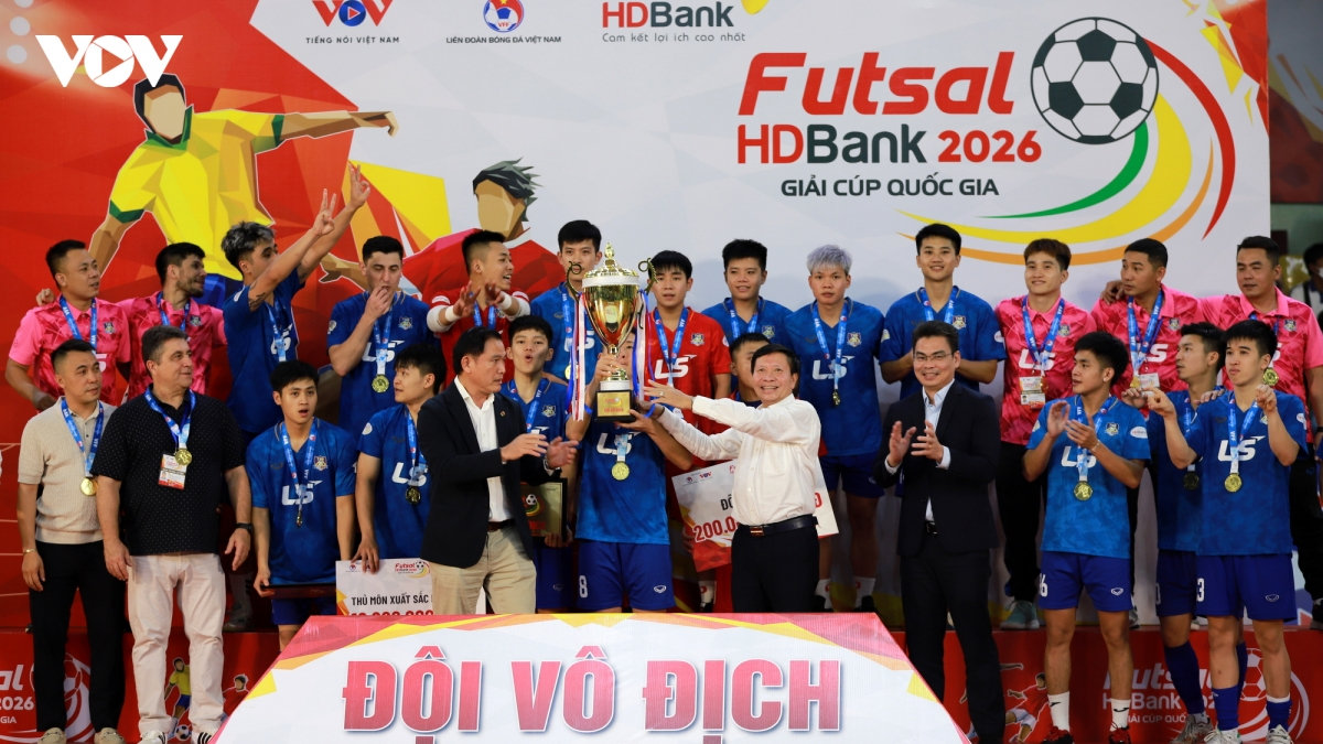 thai son bac lan thu 3 lien tiep vo dich futsal hdbank cup quoc gia hinh anh 2