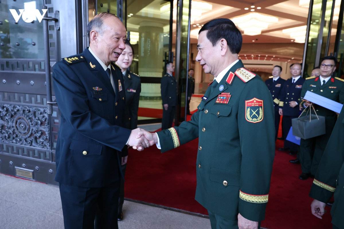 Đại tướng phan văn giang hội kiến phó chủ tịch quân ủy trung ương trung quốc hình ảnh 1 Dai tuong phan van giang hoi kien pho chu tich quan uy trung uong trung quoc hinh anh 1