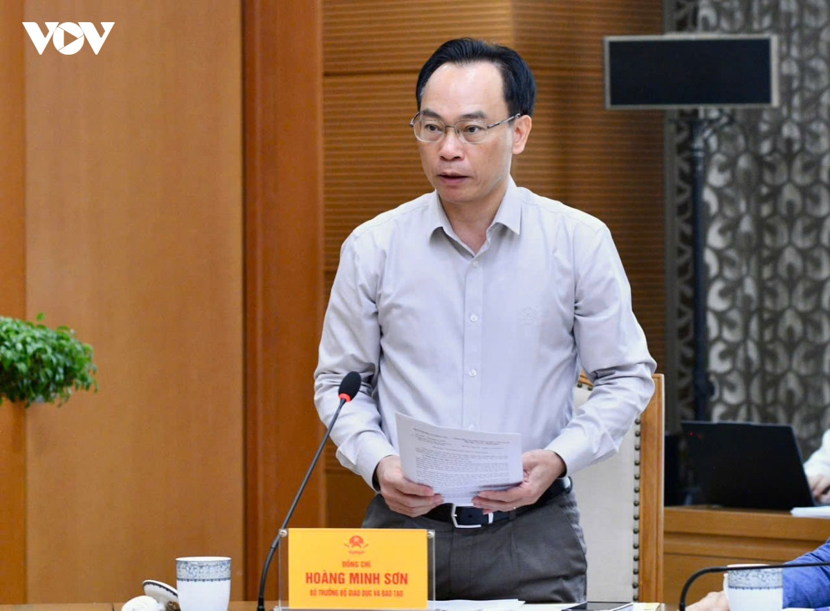 thu tuong chu tri buoi lam viec voi bo gd-Dt va cac bo, nganh co lien quan hinh anh 4