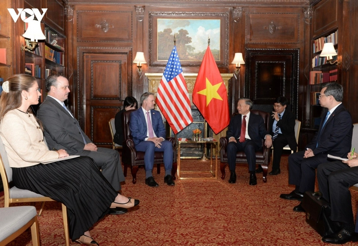 Toàn cảnh buổi tiếp.