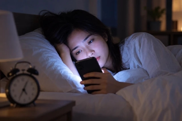 Người trẻ hay thức khuya, ngủ ít suốt tuần. (Ảnh minh hoạ)