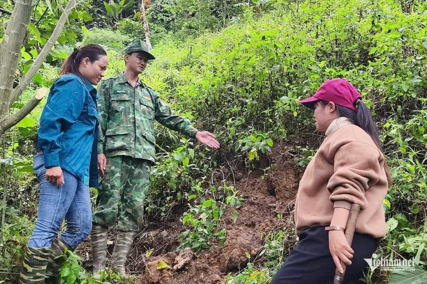 phát hiện nhiều vết nứt dài trên núi, xã biên giới Đà nẵng sơ tán hơn 130 người hình ảnh 1 phat hien nhieu vet nut dai tren nui, xa bien gioi Da nang so tan hon 130 nguoi hinh anh 1