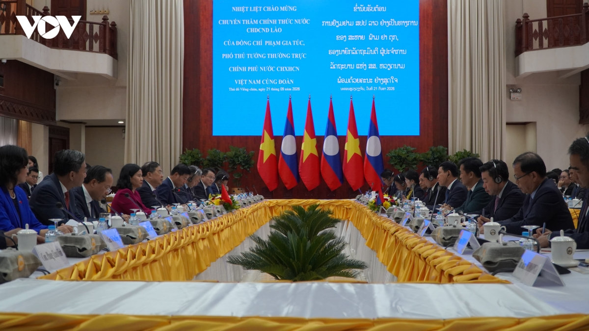 phó thủ tướng thường trực phạm gia túc thăm và làm việc tại lào hình ảnh 3 pho thu tuong thuong truc pham gia tuc tham va lam viec tai lao hinh anh 3