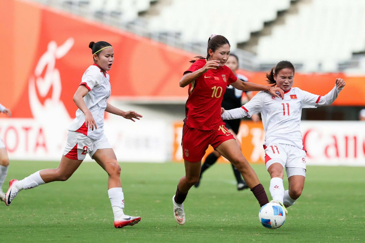 thung luoi dang tiec o hiep phu, Dt nu viet nam ngang cao dau roi asiad 2026 hinh anh 1