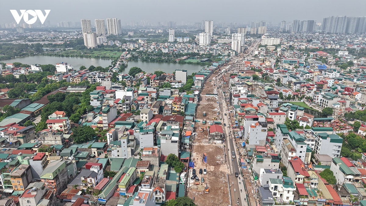 du an mo duong linh nam ngon ngang thi cong, ho kinh doanh chat vat hinh anh 3