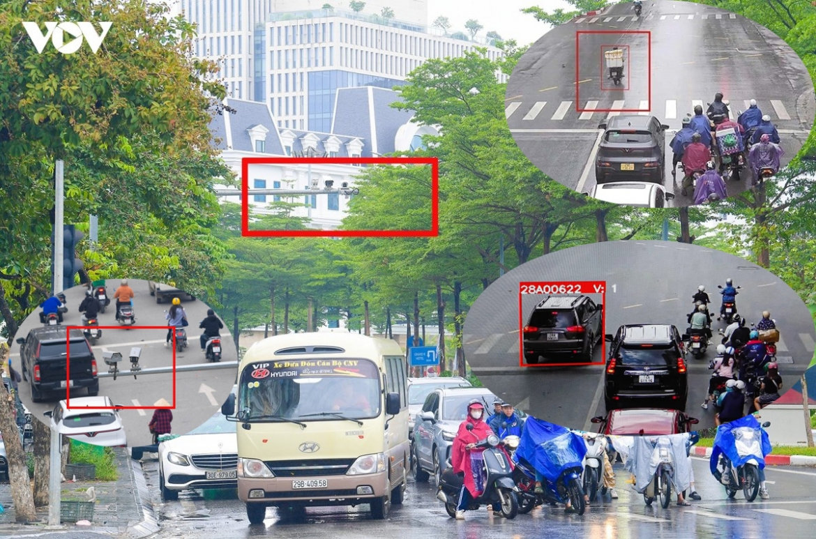 csgt ha noi phat nguoi hon 4.000 truong hop vi pham giao thong qua camera ai hinh anh 1