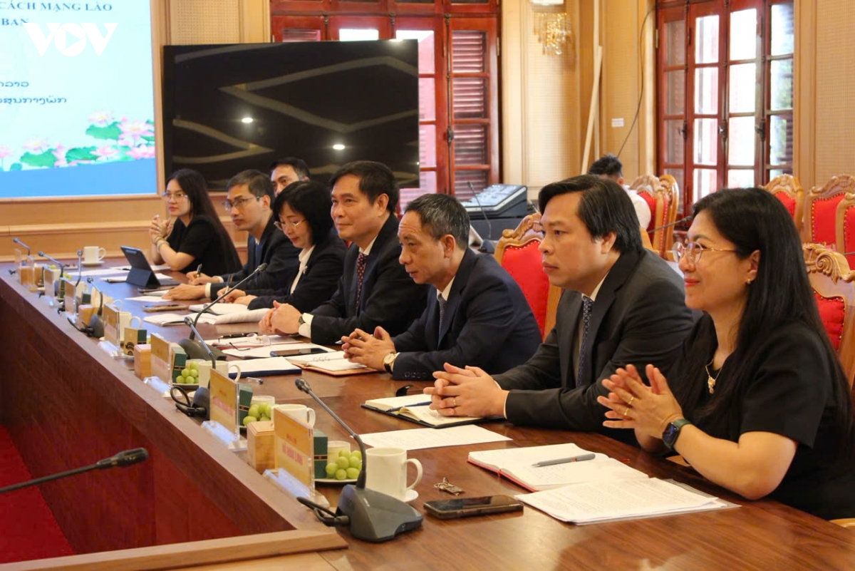 việt nam và lào tăng cường hợp tác tuyên giáo, góp phần vun đắp tình đoàn kết hình ảnh 2 viet nam va lao tang cuong hop tac tuyen giao, gop phan vun dap tinh doan ket hinh anh 2