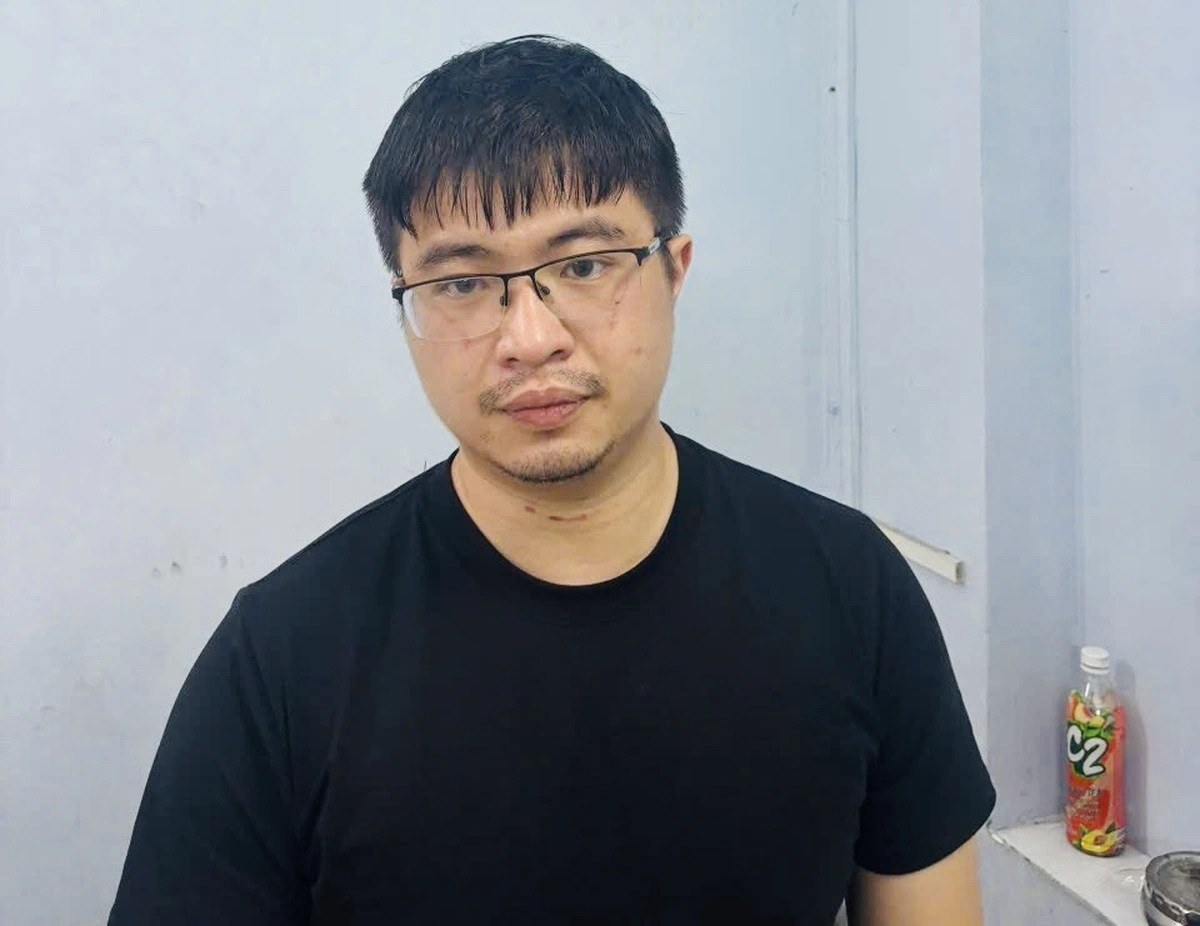 Bị can Phó Đức Nam, tên thường gọi là Mr Pips: (Ảnh: B.L)
